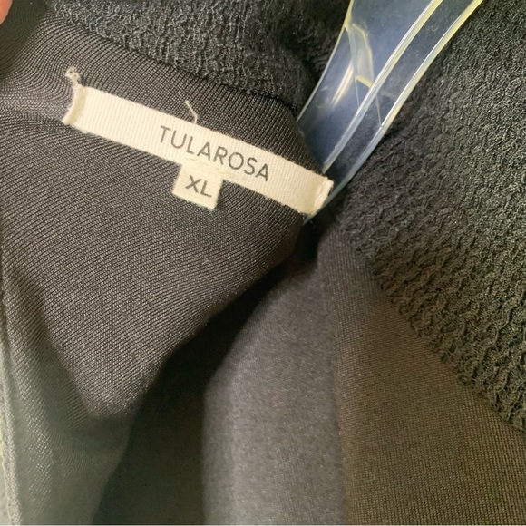 Tularosa Dianne Dress Open Back Maxi with Slit Black XL NWT - Picture 9 of 13